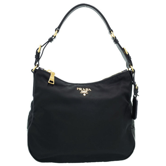 Prada Nylon Shoulder Bag Black - Picture 1 of 9